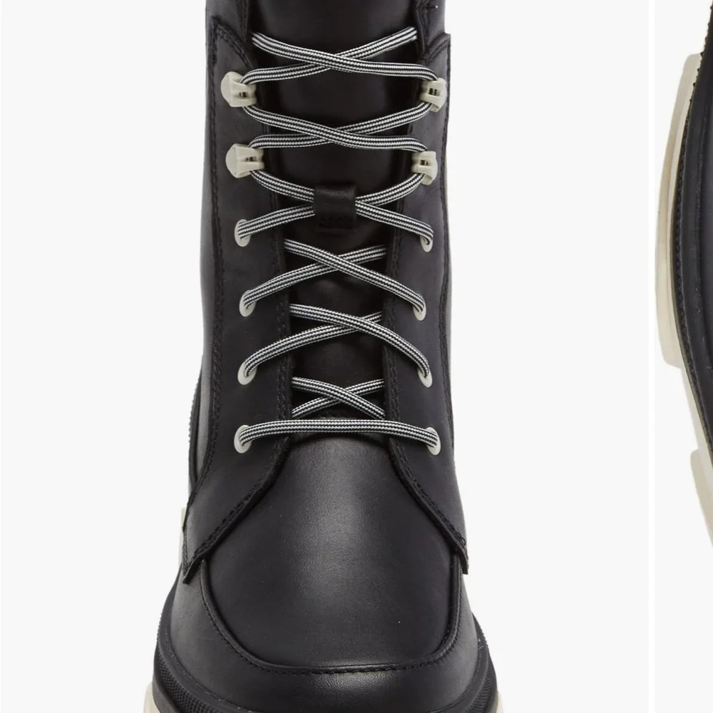 Sorel Lace Boot Size 8 Black - Picture 4 of 6